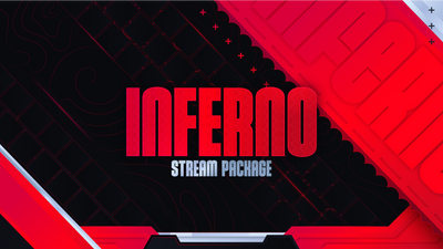 stream overlay package thumbnail inferno stream designz