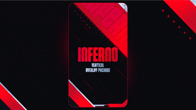 vertical stream overlay package thumbnail inferno stream designz