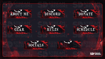 Twitch panels panels preview katana stream designz