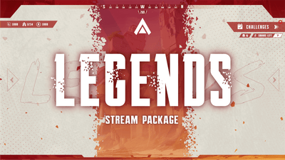 animated stream overlay package thumbnail legends stream designz