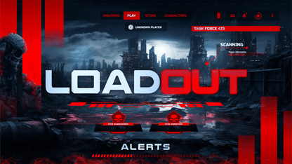 Animated stream alerts loadout thumbnail stream designz