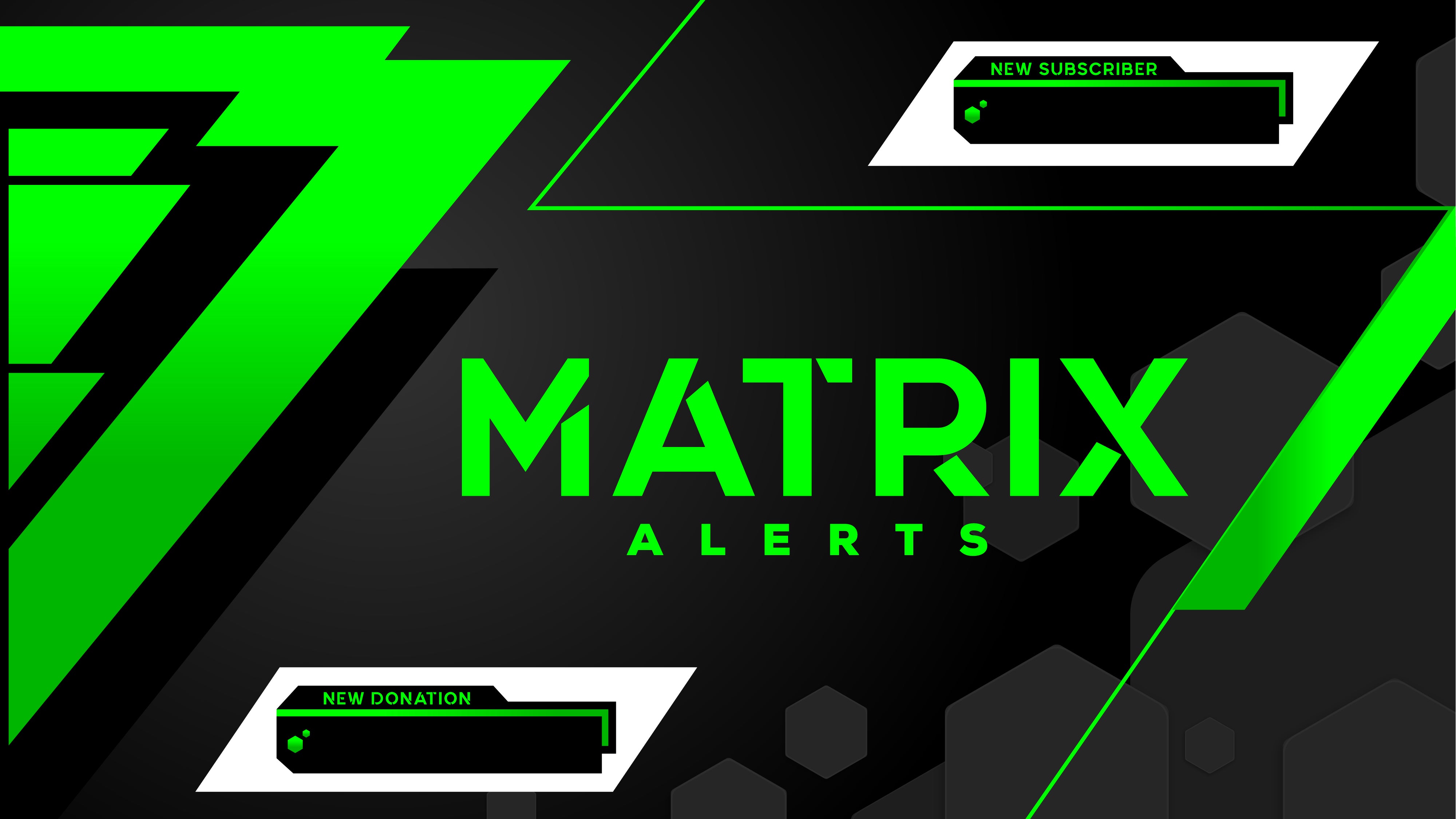 Animation Line Alert Animated Stream Alerts - Matrix | Stream Designz