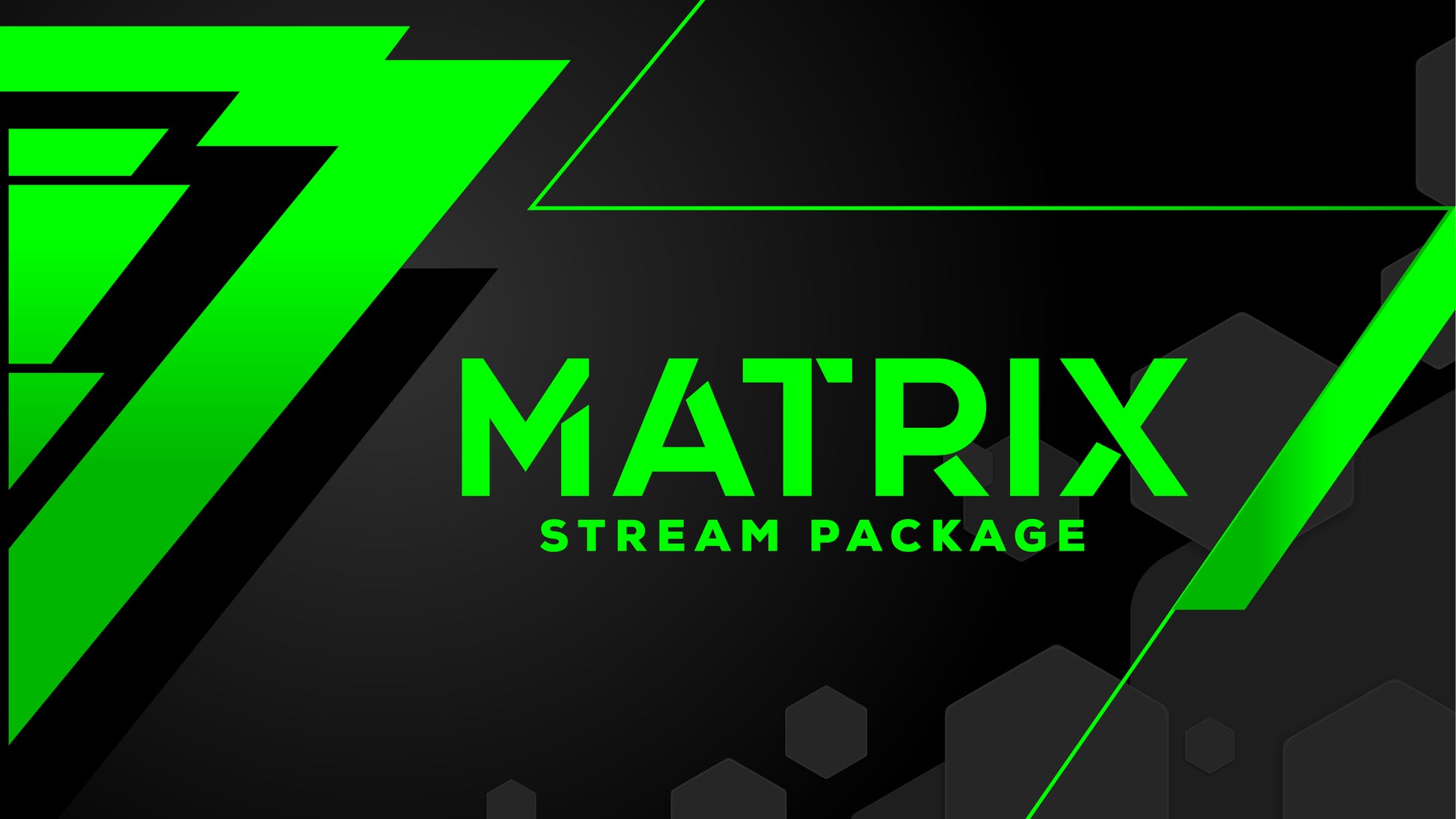 animated stream overlay package matrix thumbnail stream designz