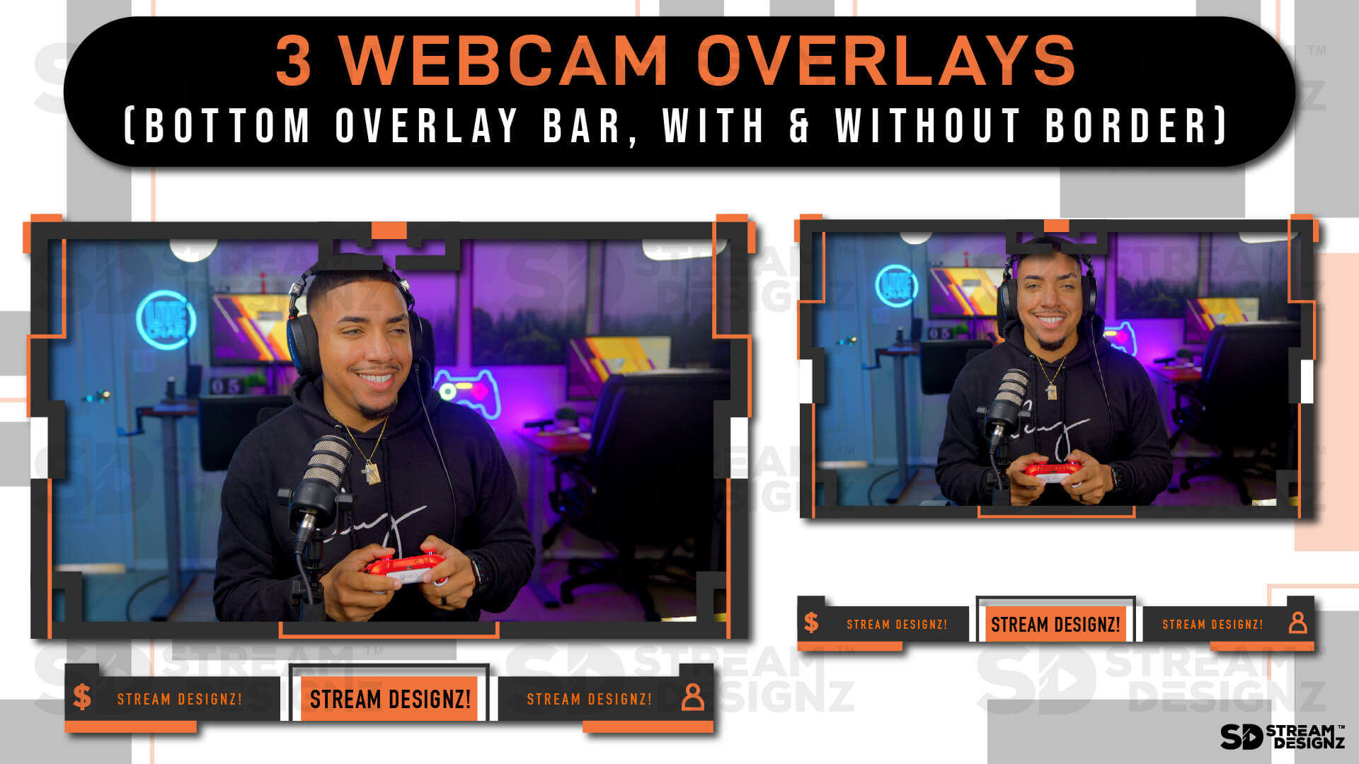 Animated stream overlay package maze 3 webcam ovlerays stream designz
