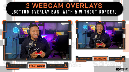 Static Stream Overlay Package Maze 3 webcam overlays Stream Designz