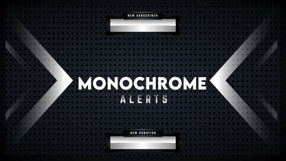 animated stream alerts monochrome thumbnail stream designz