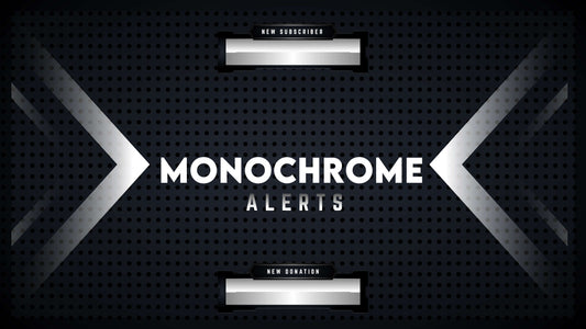 animated stream alerts monochrome thumbnail stream designz