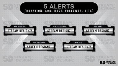 animated stream alerts monochrome 5 alerts preview image stream designz