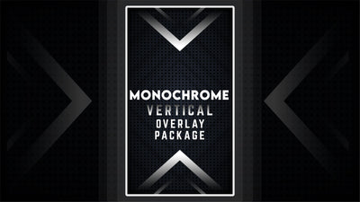 vertical stream overlay package thumbnail monochrome stream designz