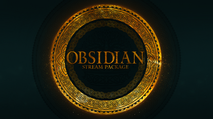 stream overlay package thumbnail obsidian stream designz