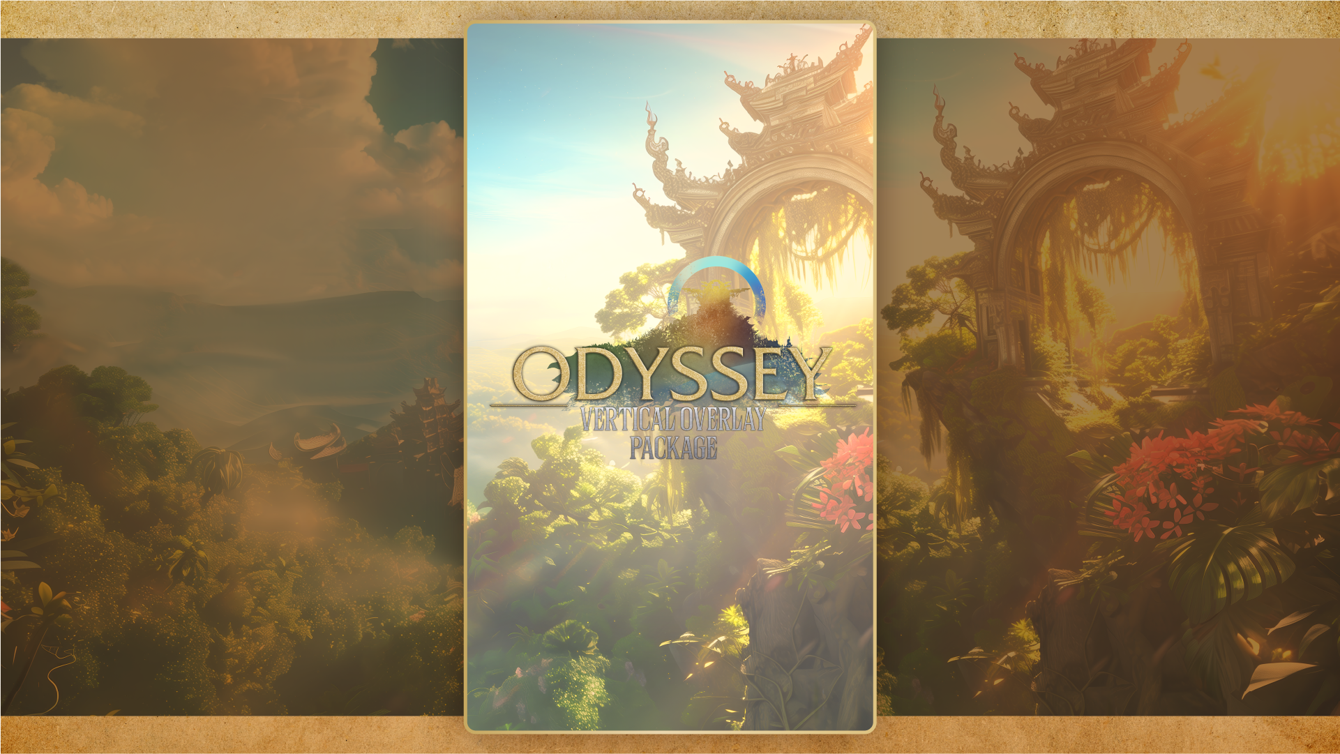 vertical stream overlay package thumbnail odyssey stream designz