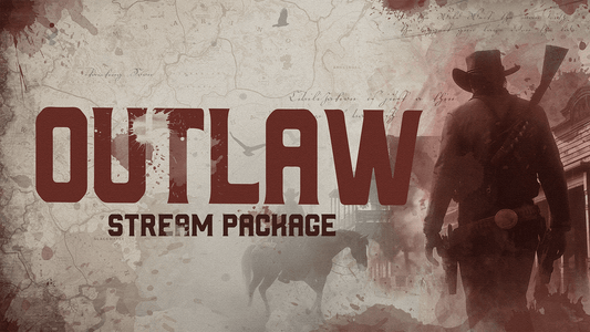 animated stream overlay package thumbnail outlaw stream designz
