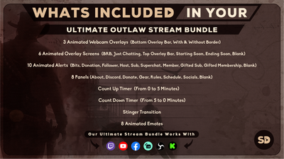 Ultimate stream package whats included in your bundle outlaw stream designz