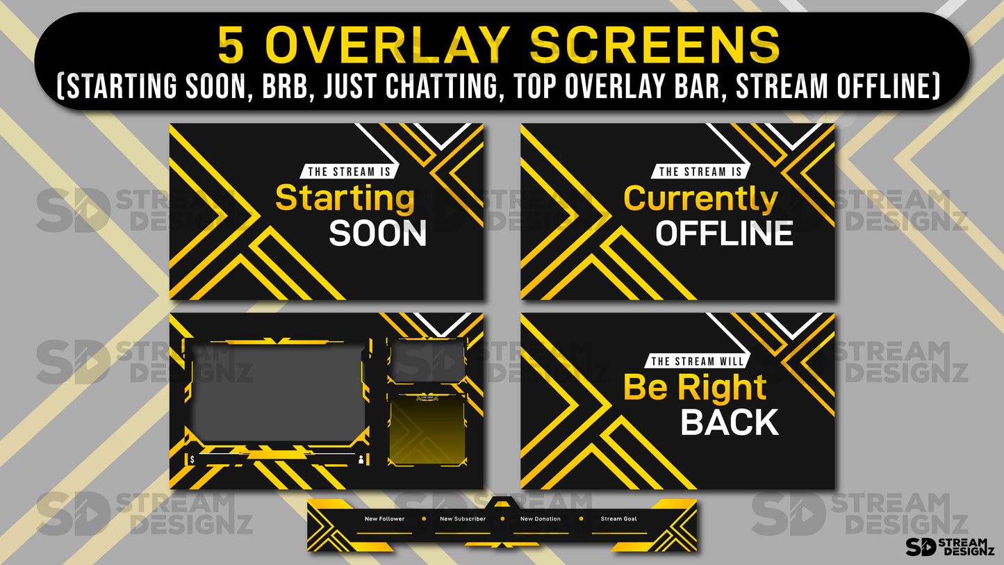 Stream Overlay Package - "Lux"