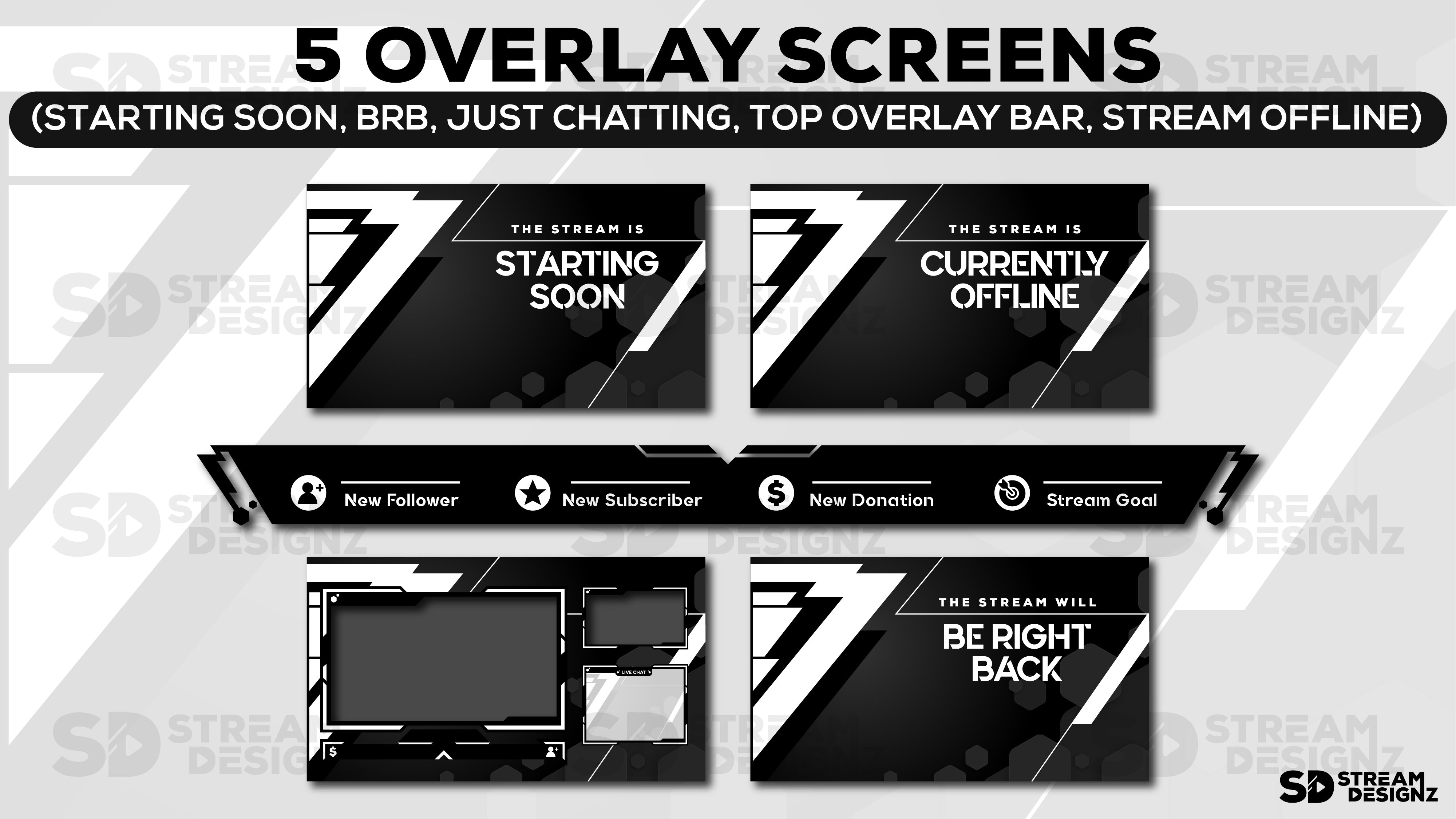 Animated Stream Overlay Package -