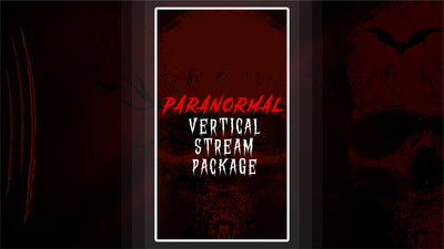 vertical stream overlay package thumbnail paranormal stream designz