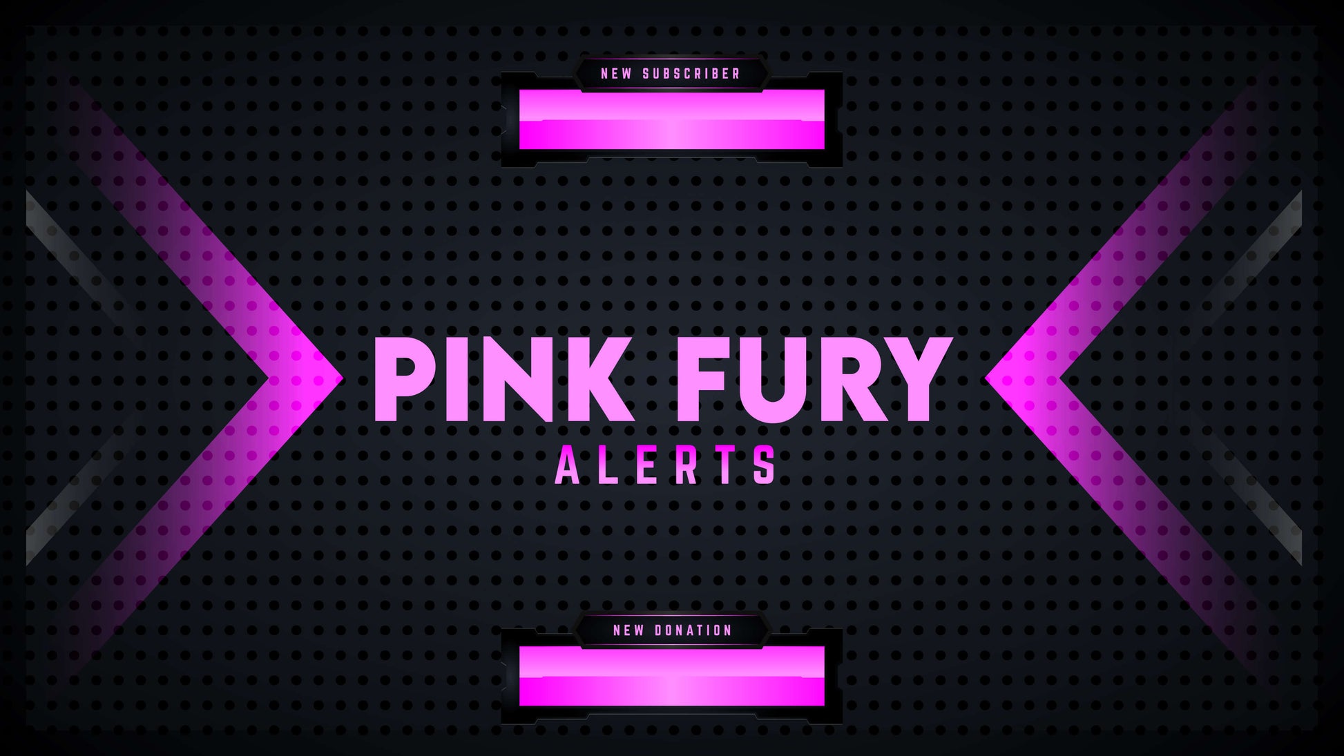 animated stream alerts pink fury thumbnail stream designz