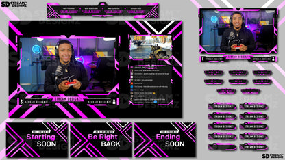 stream overlay package pink bliss feature image stream designz