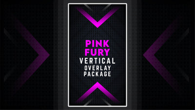 vertical stream overlay package thumbnail pink fury stream designz