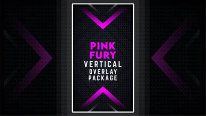 vertical stream overlay package thumbnail pink fury stream designz
