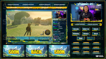 stream overlay package feature image pixel world stream designz