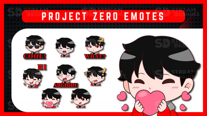 8 pack emotes project zero preview image stream designz