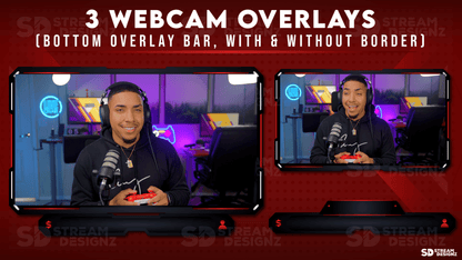 The Ultimate Stream Package - project zero - 3 webcam overlays with LAS Curry - Stream Designz