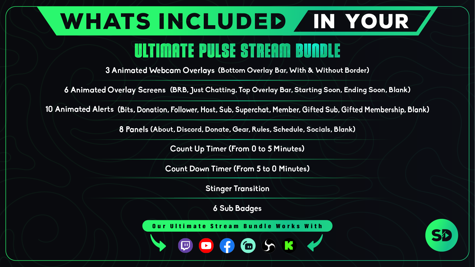 ultimate stream bundle pulse whats included in your package stream designz