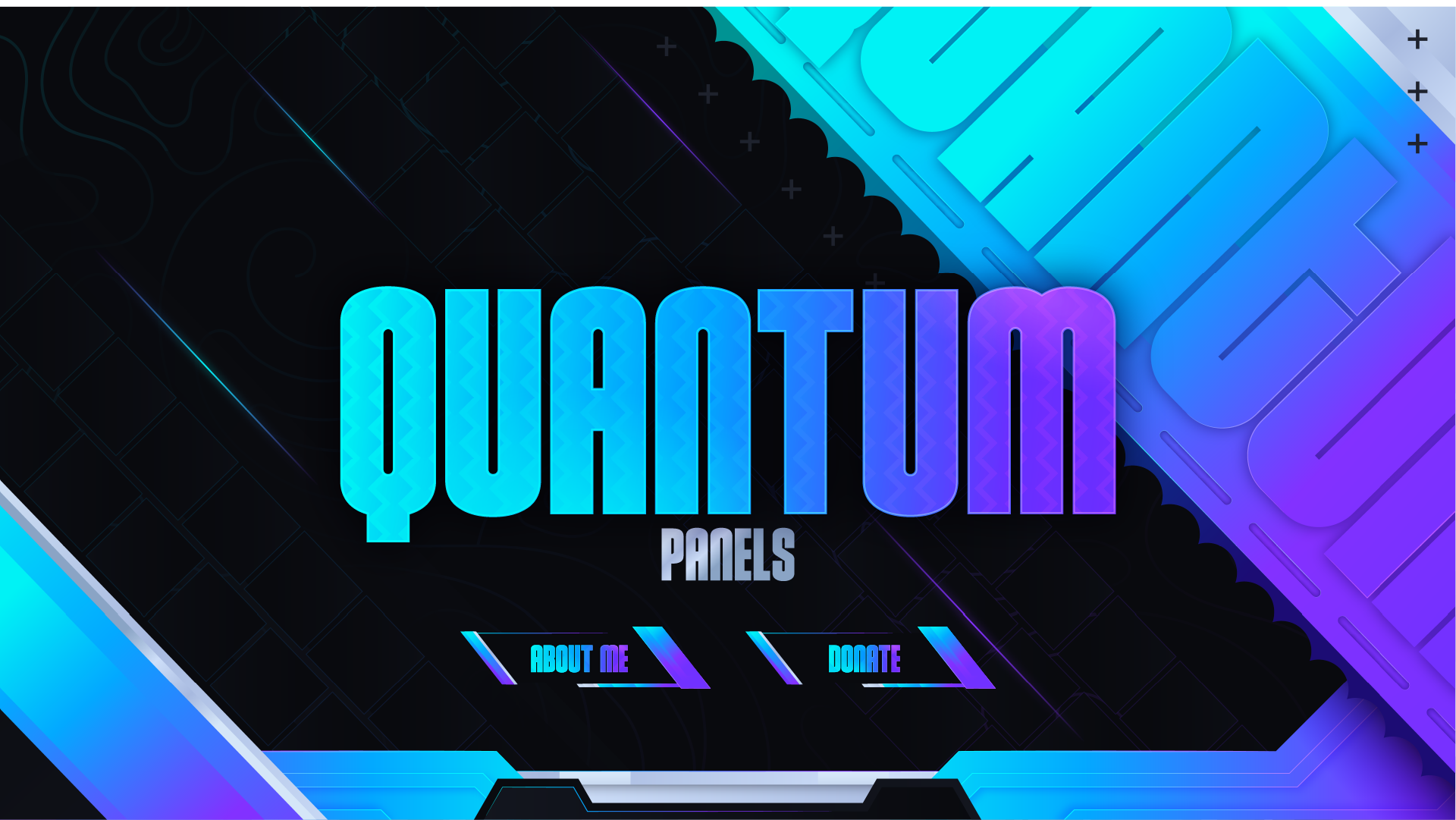 Twitch panels thumbnail quantum stream designz