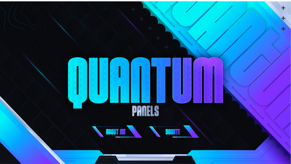 Twitch panels thumbnail quantum stream designz