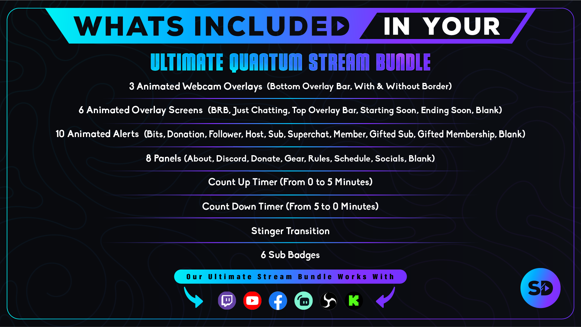 ultimate stream bundle quantum whats included in your package stream designz