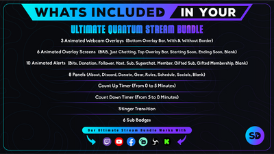 ultimate stream bundle quantum whats included in your package stream designz
