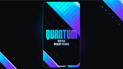 vertical stream overlay package thumbnail quantum stream designz