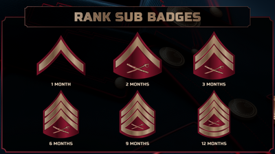 6 pack sub badges preview image rank stream designz