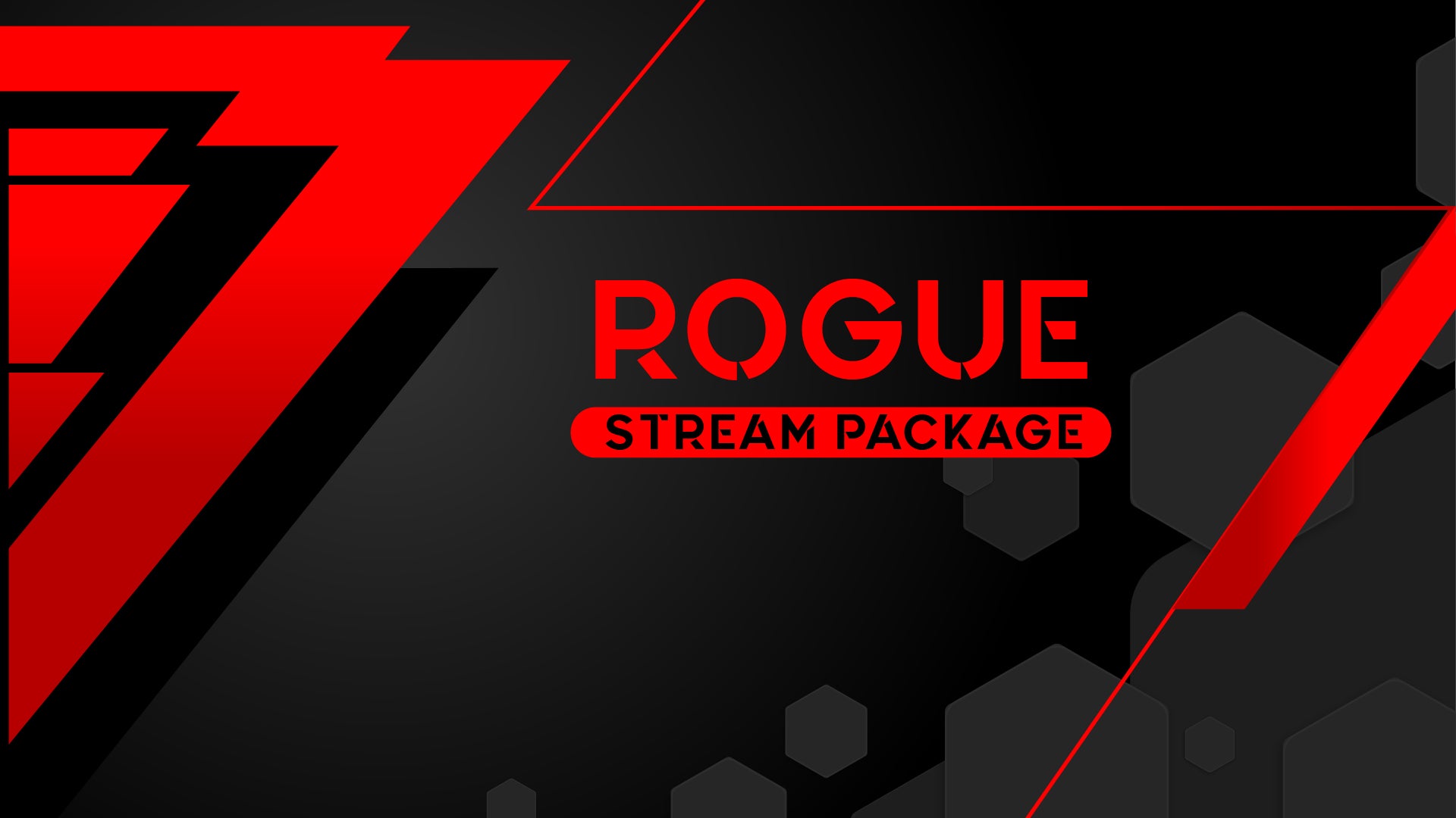 static stream overlay package - rogue thumbnail - stream designz