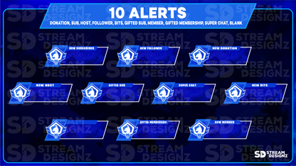 Animated stream alerts preview image royale stream designz