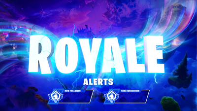 Animated stream alerts thumbnail royale stream designz