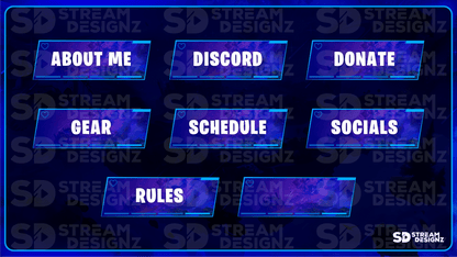 Twitch panels panels preview royale stream designz