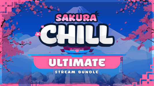 Ultimate stream package sakura chill thumbnail stream designz