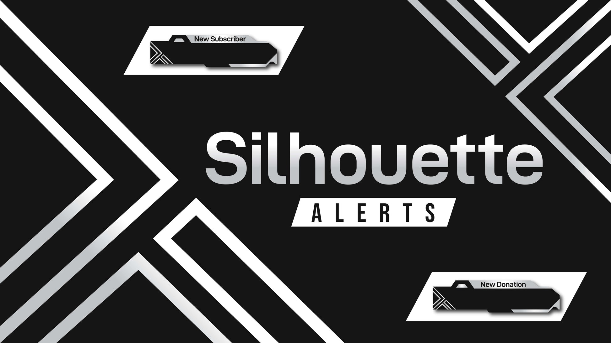 animated stream alerts silhouette thumbnail stream designz