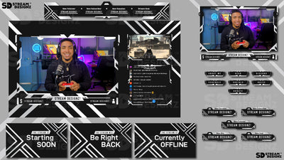 stream overlay package feature image silhouette stream designz
