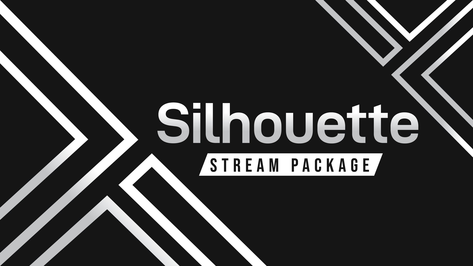 animated stream overlay package silhouette thumbnail stream designz