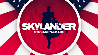 animated stream overlay package thumbnail skylander stream designz