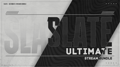 Ultimate stream package thumbnail slate stream designz