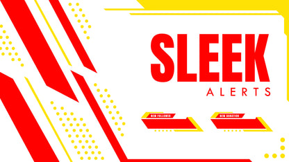 animated stream alerts sleek yellow and red thumbnail stream designz