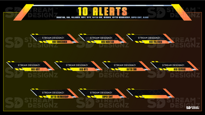 stream overlay package 10 alerts solaris stream designz
