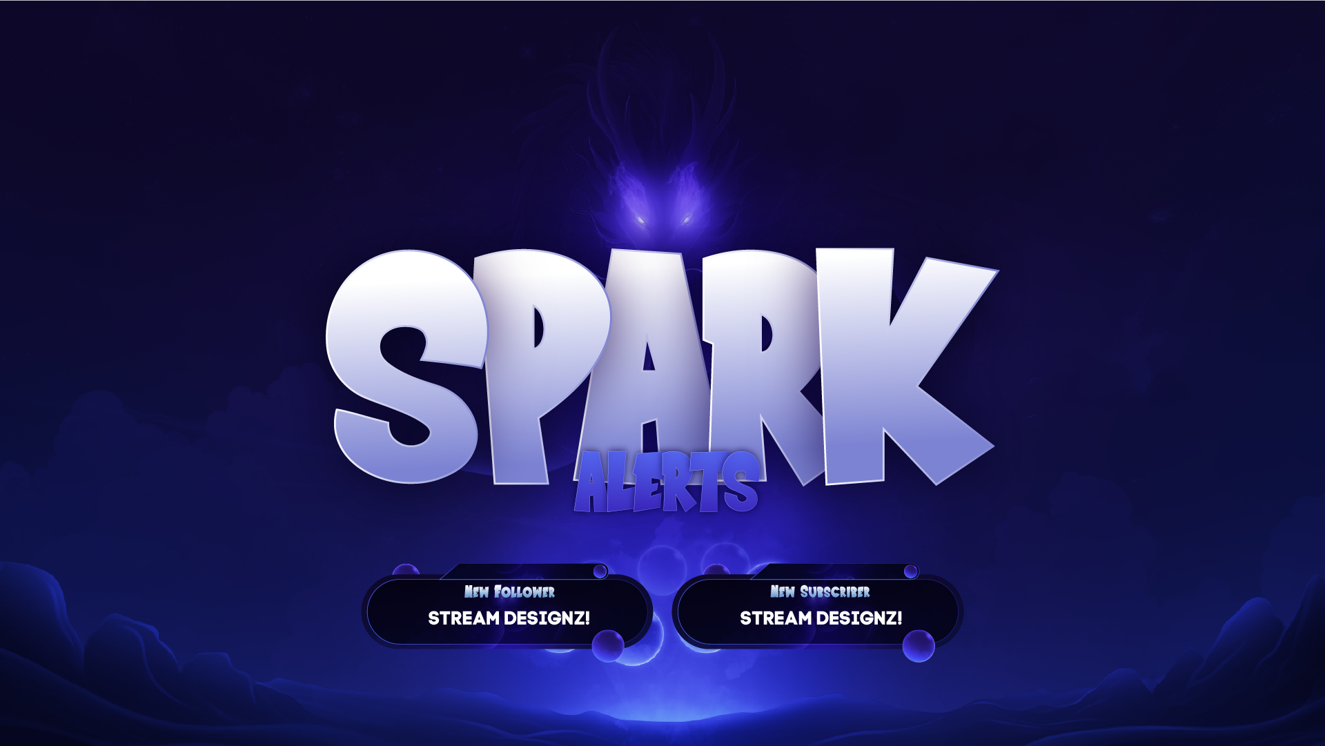 Animated stream alerts thumbnail spark stream designz