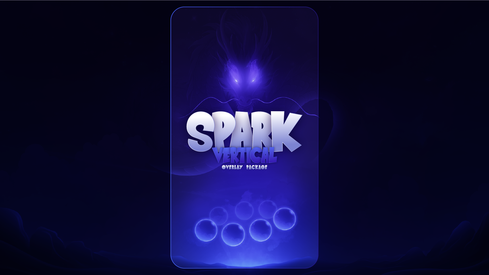vertical stream overlay package thumbnail spark stream designz