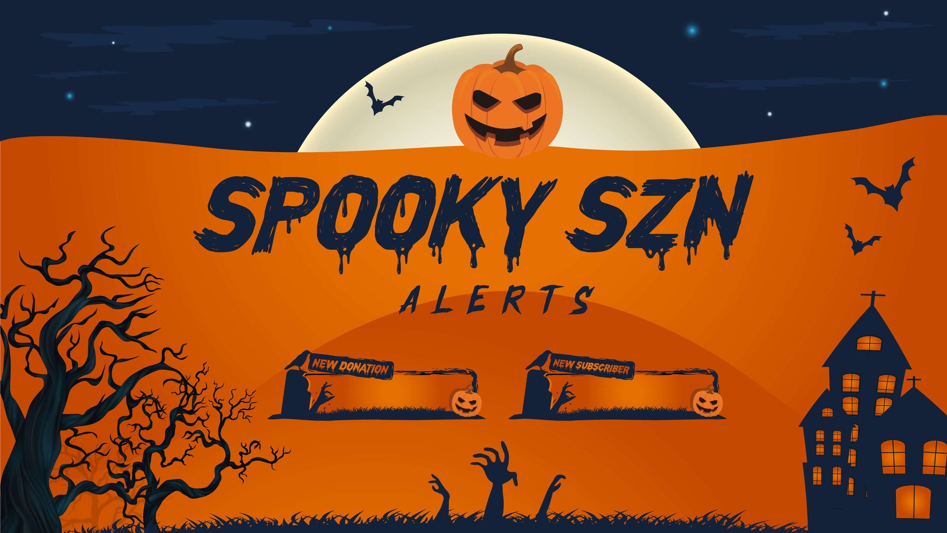 animated stream alerts spooky szn thumbnail stream designz