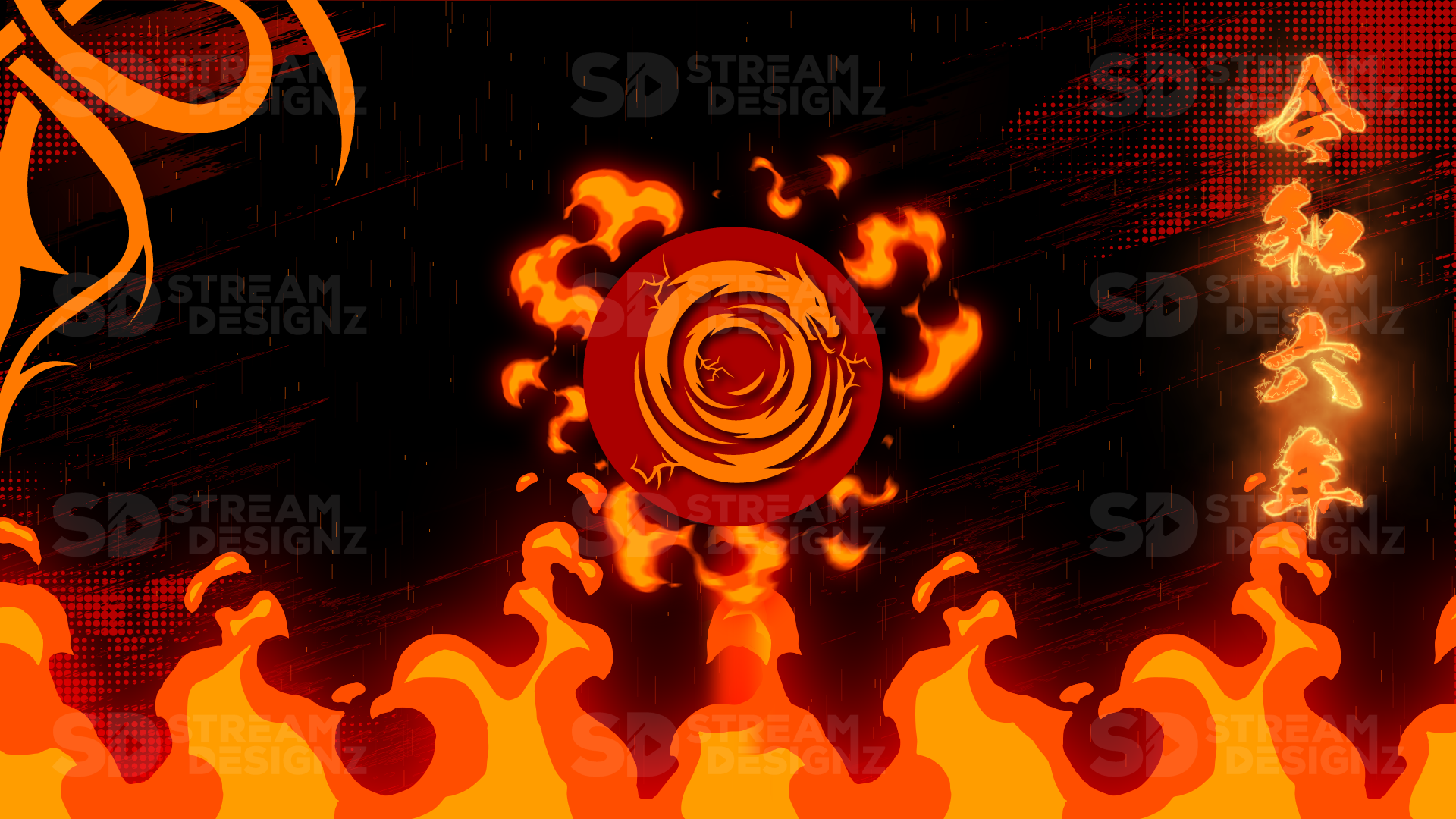 Stinger transition akatsuki thumbnail stream designz